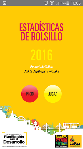 Android application Estadísticas de Bolsillo screenshort