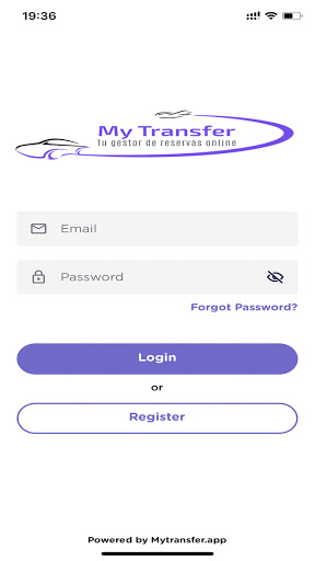 Android application Mytransfer screenshort