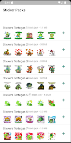 Captura 4 Stickers de Tortuga android