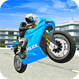 Police Bike Driver 3D : Simulator Game icon