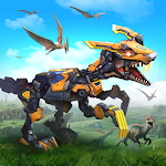Cover Image of Download Metal Dinosaur : Monster War  APK