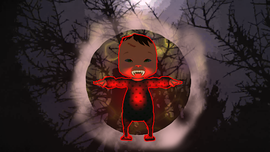Scary Baby Black Terrible Game