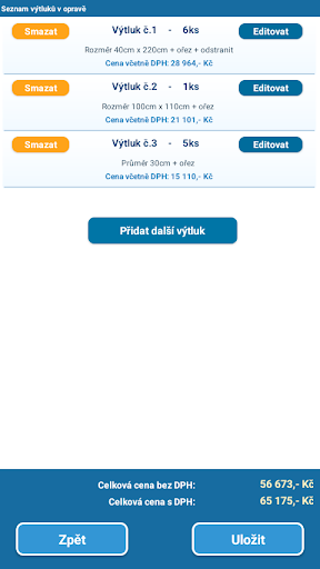 Výmol servis Screen 2