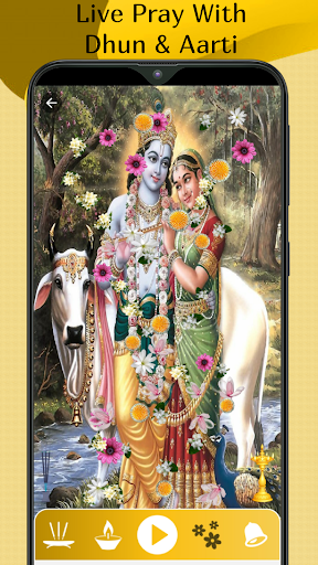 Radhe Krishna Live Wallpaper Screen 2