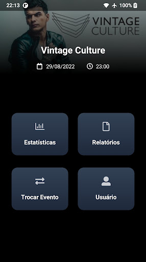 Android application Novaoito Tickets - Produtor screenshort