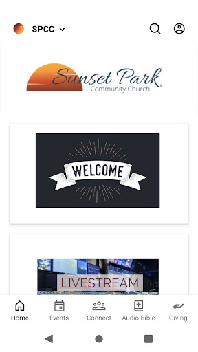Android application Sunset Park Community Church screenshort
