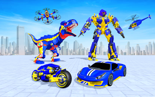 Dino Transformation Robot Game 1.0.0 APK + Mod (Unlimited money) for Android
