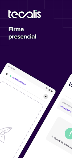 Android application Signature - Firma Presencial screenshort