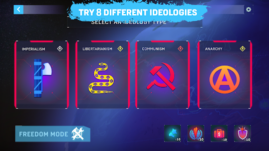 Ideology Rush - Political game