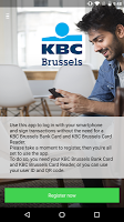 screenshot of KBC Brussels Sign for Business