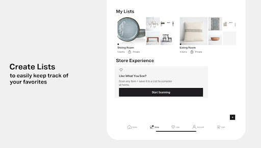 Screenshot of AllModern
