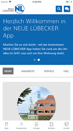 Android application NEUE LÜBECKER App screenshort