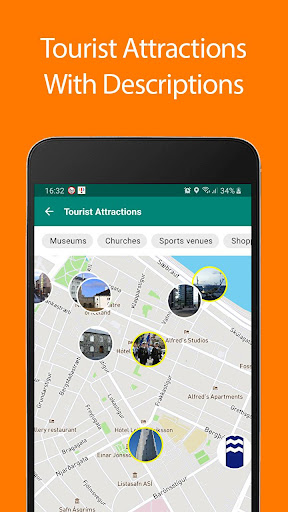 Android application Iceland Offline Map and Travel screenshort