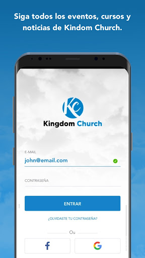 Android application Kingdom Church screenshort