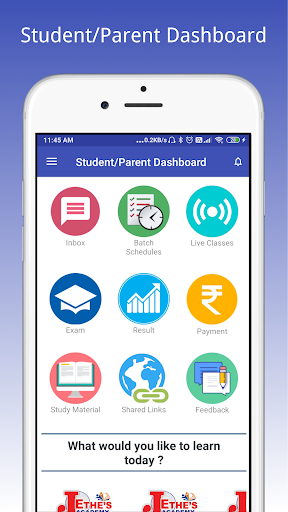 Android application JETHE'S ACADEMY screenshort