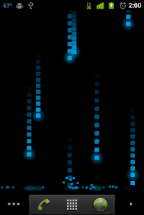 Pixel Rain Live Wallpaper Screenshot