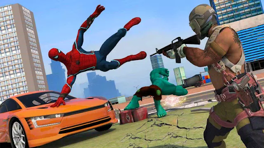 Spider Rope Hero Man Gangster 1.0.1 APK + Mod (Unlimited money) for Android