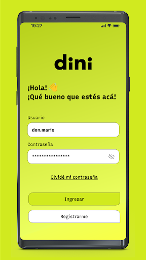 Android application Dini screenshort