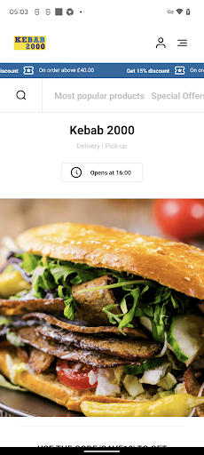 Android application Kebab 2000- Southend screenshort