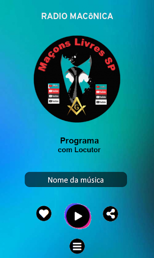 Android application Radio Maçônica screenshort