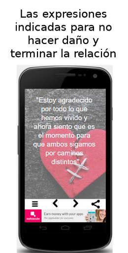 Android application Heartbreak Phrases screenshort