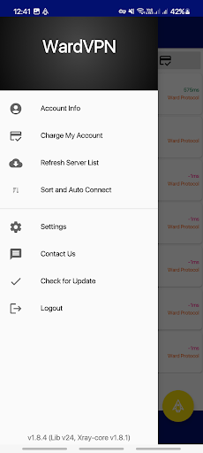 Ward VPN Screen 2