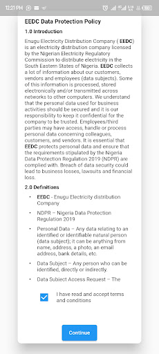EEDC Connect: An official App Screen 3