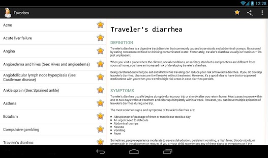 Diseases Dictionary Bildschirmfoto