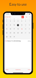 iCalendar MOD APK- Calendar iOS style [Pro Unlocked] 6