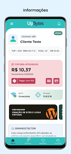 UpBytes Screen 2