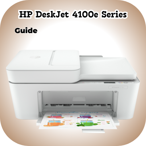 HP DeskJet 4100e Series Guide Logo