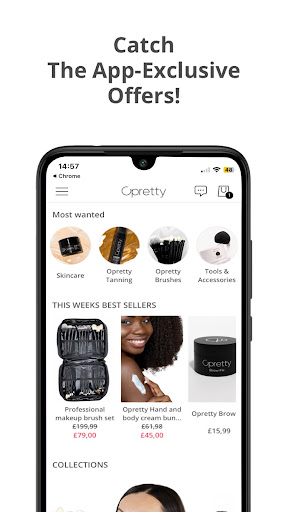 Android application Opretty screenshort