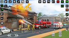 消防士消防車シミュレーターオフラインゲームのおすすめ画像5
