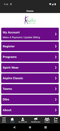 Aspire Gymnastics Academy - IL Screen 2