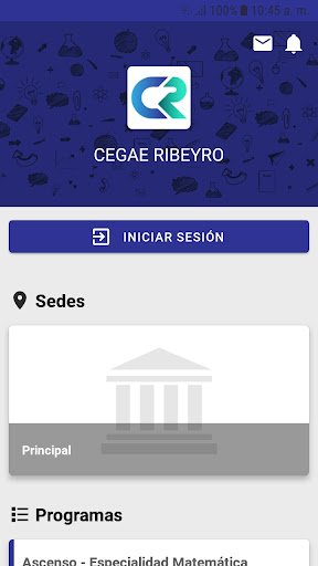 Android application CEGAE RIBEYRO screenshort