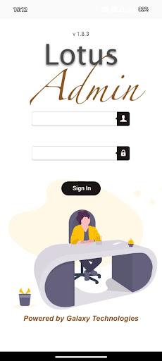 Android application Lotus Admin screenshort