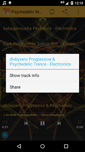 Psychedelic Music ONLINE Screen 2