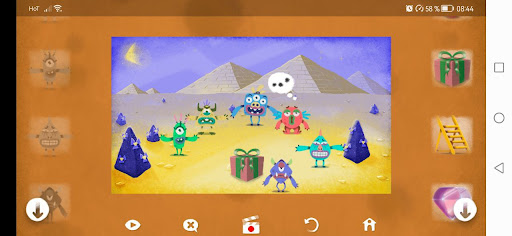 Android application monstory screenshort