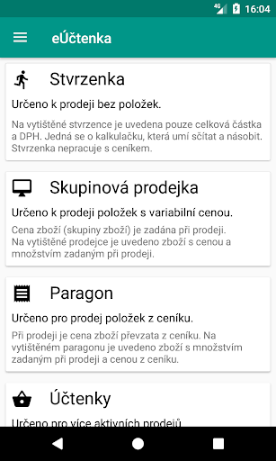 eÚčtenka EET pokladna Screen 2