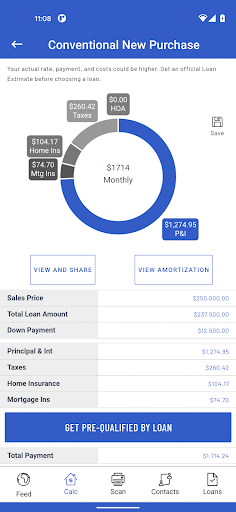 Screenshot of Quillo Mortgage