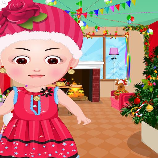 Baby Doll Christmas Dress Up!