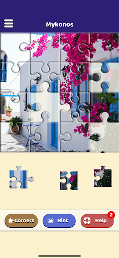 Mykonos Sightseeing Puzzle Screen 2