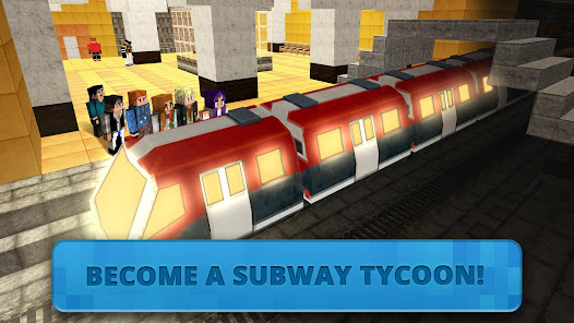 Subway Craft: Build & Ride  screenshots 2