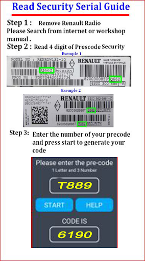 Radio code generator for Renau Screenshot 4 - AppWisp.com