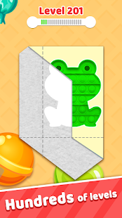 Paper Folding 3D - Puzzle Game Screenshot