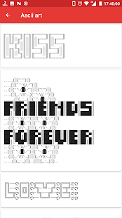 Ascii Art Generator Symbol لقطة شاشة
