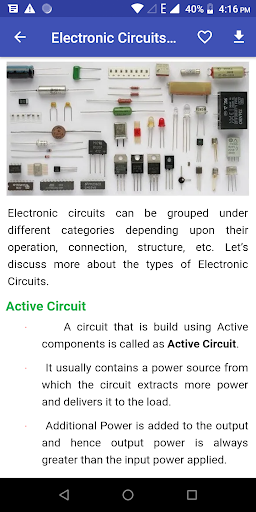 Electronic Circuits Pro Screen 2