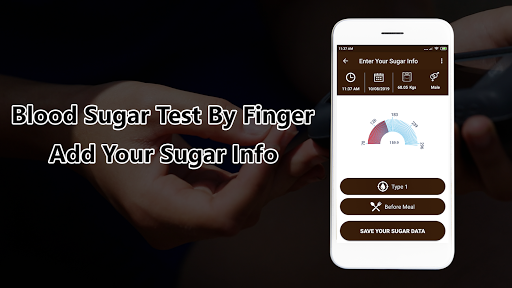 Blood Sugar Test By Finger Inf