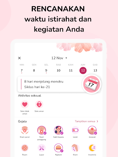 Menstrual Calendar Siklus Haid screenshot 11