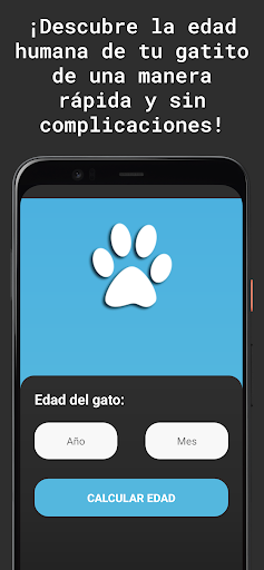 Android application Edad Felina en Años Humanos screenshort